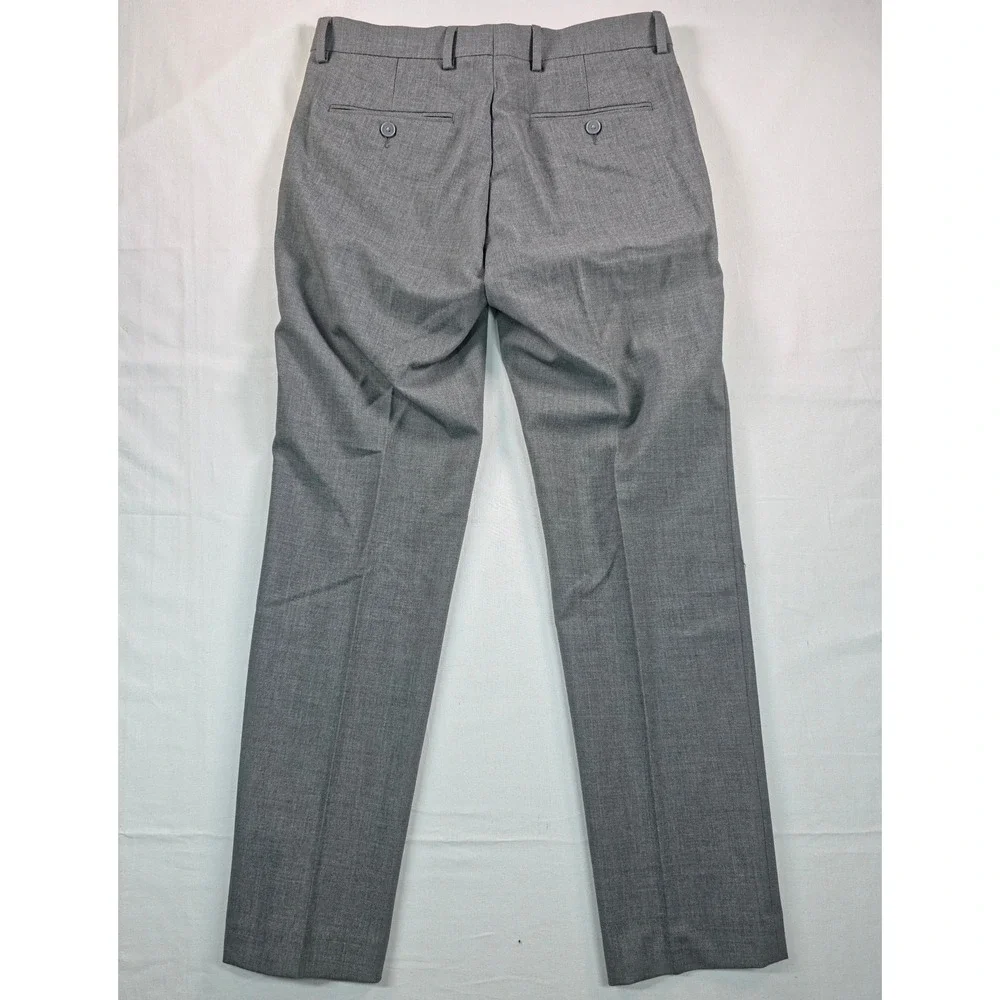 Calvin Klein Mens Jayden Dress Pants 30x29 Grey Skinny Fit Stretch Tailored NWT